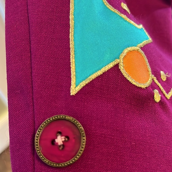 Domani 80’s vintage wool blazer - Picture 5 of 9